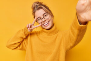 Yellow Background Woman Richfield MN